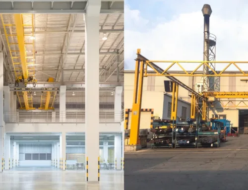 Grúa puente vs grúa pórtico