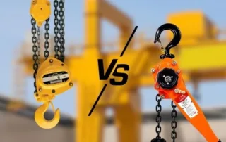 polipastos de palanca vs polipastos de cadena