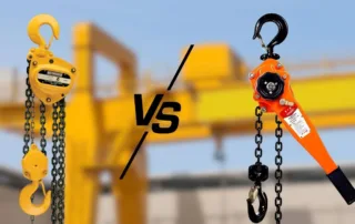 polipastos de palanca vs polipastos de cadena